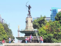 La Diana Cazadora, que es sin lugar a dudas la mejor escultura urbana que ha existido en este país. NTX / C. Pereda
