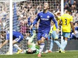 Eden Hazard anotó el único gol del encuentro. AFP / I. Kington