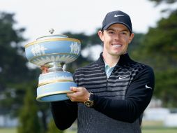 Mcllroy se coronó en el Campeonato Mundial de Golf al vencer al estadounidense. AFP / C. Petersen