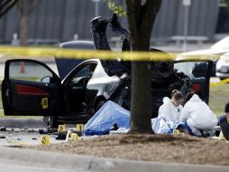 Simpson y su presunto cómplice, que aún no ha sido identificado, fueron abatidos la tarde del domingo. AP / B. Wade