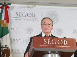 El comisionado Nacional de Seguridad, Monte Alejandro Rubido, anunció que el ''Operativo Jalisco'' seguirá su objetivo en la Entidad. SUN / ARCHIVO