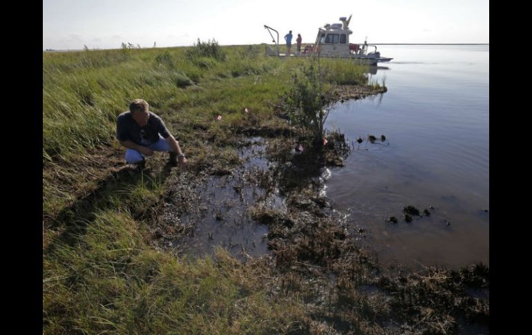 La demanda del Gobierno federal por el derrame en el Golfo de México está avanzando en tribunales, señalan. AP / ARCHIVO