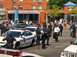 Los hechos se dan en el vecindario Penn North, donde la policía vio por primera vez a Freddie Gray el 12 de abril. AP / A. Davis