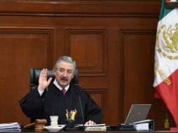 El presidente de la SCJN,  Aguilar Morales, agregó que será de gran importancia otorgar el acceso a los ciudadanos a la información. NTX / ARCHIVO