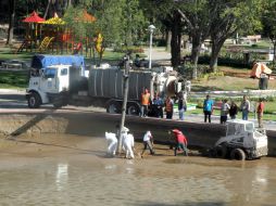 El Ayuntamiento de Guadalajara  tuvo que realizar una inversión de 15 mil pesos, para la compra de una máquina aereadora. ESPECIAL / Ayuntamiento de Guadalajara