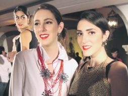 Bellas. Simone Riojas y Mariana Salcedo.  /