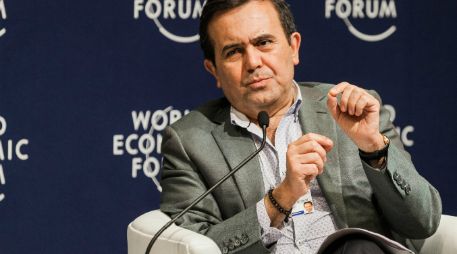 Guajardo participó en el Foro Económico Mundial en la mesa de 'Comercio e inversión'. EFE / J. Polacsek
