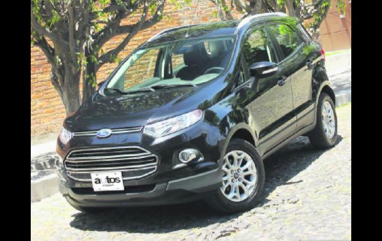 Completa. Una de las virtudes de la Ford EcoSport es la de entregarnos un máximo rendimiento en el consumo de combustible. EL INFORMADOR / M. Castillo