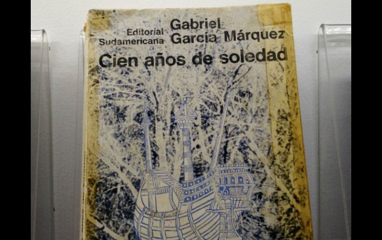 El libro desapareció de entre otros 31 ejemplares originales o raros de esta novela en la Feria del Libro de Bogotá. NTX / E. Franco