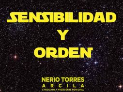 Esta es la publicación que el candidato priista compartió con mitivo del día de 'Star Wars'. FACEBOOK / Nerio Torres Arcila