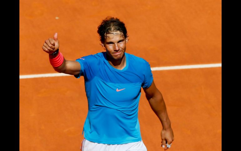 Nadal aspira a su quinto título en Madrid y el tercero de manera consecutiva. EFE / J. Martin