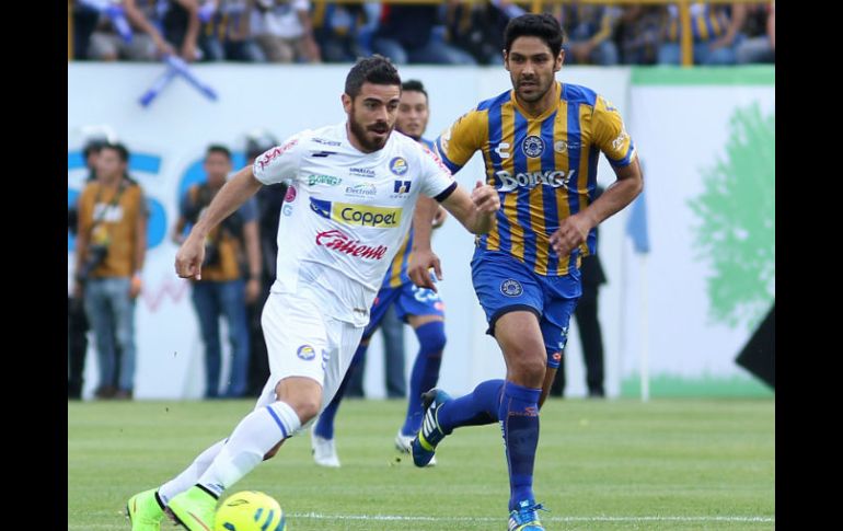 Pese a perder el partido de este sábado, el cuadro culichi vence a los potosinos en el marcador global. MEXSPORT / A. García