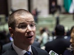 Anaya Cortés subraya que la violencia no debe tener cabida en México. SUN / ARCHIVO