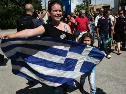 El Gobierno griego espera que los ministros den un empuje a las negociaciones. AFP / L. Gouliamaki