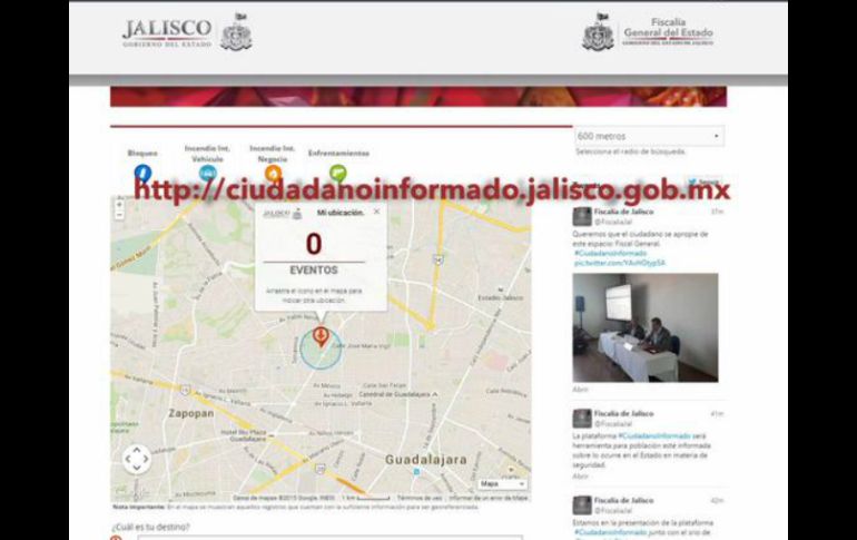 Esperan terminar la 'app' para móviles a más tardar en cinco semanas. TWITTER / @gonzalo7sanchez