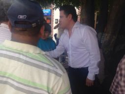 El gobernador Aristóteles Sandoval estuvo en El Grullo donde sostuvo una reunión con el fiscal Nájera y alcaldes de la región. EL INFORMADOR /