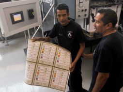 Entre las actividades concluidas, destacan la producción de los materiales electorales y simulacros de la Jornada Electoral. SUN / ARCHIVO