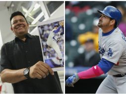 Fernando Valenzuela y Adrián González, grandes exponentes del talento mexicano en Grandes Ligas. EL INFORMADOR / / AP ARCHIVO