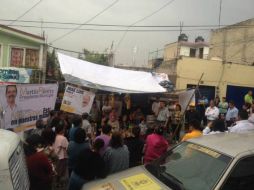 Martín Riestra es candidato del Sol Azteca a la alcaldía de Naucalpan. TWITTER / @vota_martin