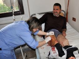 El Observatorio Sirio de Derechos Humanos no descartó que el número de fallecidos aumente, debido a la cantidad de heridos graves. AFP / STR