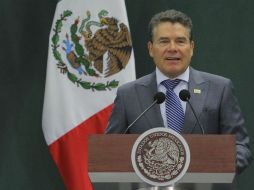 El presidente del SNTE, Juan Díaz de la Torre, avisa a maestros que la línea política ''está a la vista''. NTX / ARCHIVO