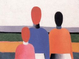 Las tres figuras de mujer, pintura de Malévich. TWITTER / @LearnArtHistory