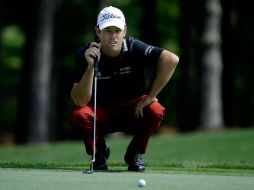 El estadounidense Robert Streb ocupa la cima en solitario, al tener una destacada jornada de 65 golpes. AFP / J. Gross