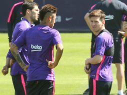 La tripleta Messi-Suárez-Neymar es de las más poderosas en la Liga BBVA. EFE / ARCHIVO