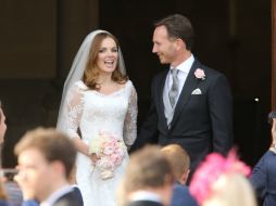 Horner y Halliwell son amigos desde 2009 y anunciaron su compromiso en noviembre de 2014. AP / C. Radburn