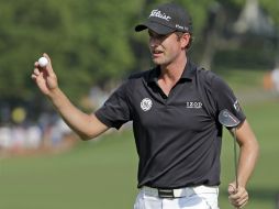 El estadounidense Webb Simpson (foto) alcanzó a su compatriota Robert Streb en el primer puesto del certamen. AP / C. Burton