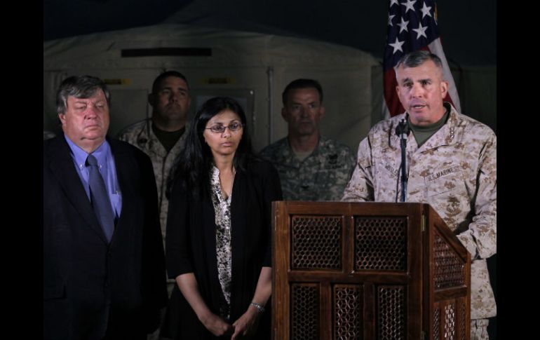 Según el Pentágono, otros helicópteros que volaban por la zona captaron conversaciones sobre un problema de carburante. AP / N. Shrestha