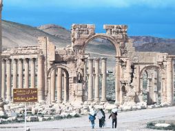 Según el director del OSDH, Rami Abdel Rahmane, los yihadistas están cerca del sitio arqueológico de Palmira. AFP /