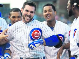 Matt Szczur conectó el elevado que provocó el error con el que Chicago consiguió el triunfo. AP / N. Huh