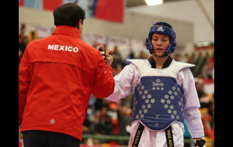 María del Rosario Espinoza no pudo con la china Shuyin Zheng. TWITTER / @CONADE