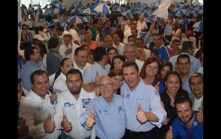 Éste no es el primer gesto de apoyo de las filas del PAN para delinear el futuro político de Rafael Moreno Valle. ESPECIAL / Guillermo Martínez Mora