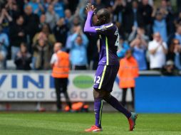 Yaya Toure anotó dos goles en el último partido del Manchester City. AFP / G. Kirk