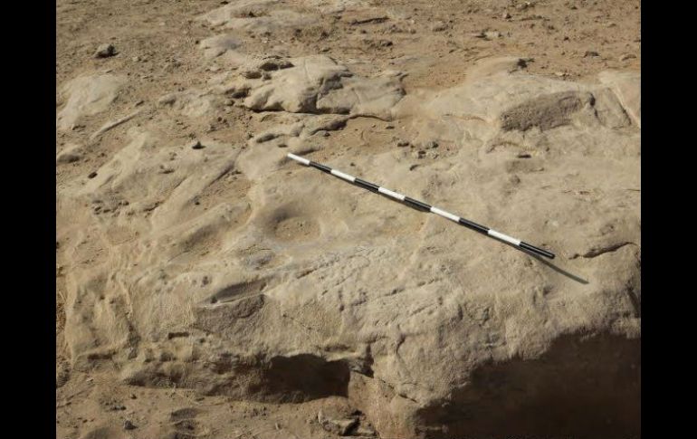 Se halla piedra arenisca con escenas esculpidas que representan un cielo oscuro con una estrella. ESPECIAL / Ministry of Antiquities