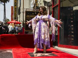 La estrella de Melissa McCarthy está situada frente al Teatro Chino de Hollywood. AFP / R. Beck