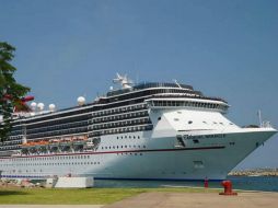 El navío realizará otras escalas en Mazatlán, Sinaloa y Cabo San Lucas, Baja California Sur. ESPECIAL / @TurismoPV