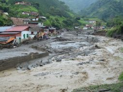 El deslave en el municipio de Salgar ha dejado, hasta el momento, 64 muertos. AP / L. Benavides