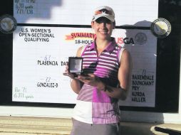 Regina Plasencia reconoció que será un reto participar en el US Women’s Open, pero se mostró feliz por este logro personal. ESPECIAL /