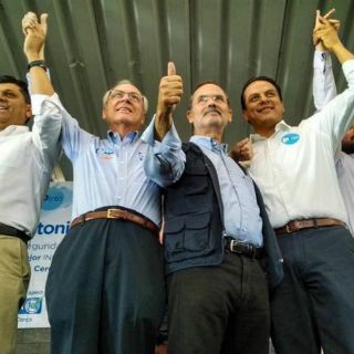 Llega Gustavo Madero para apoyar candidaturas metropolitanas