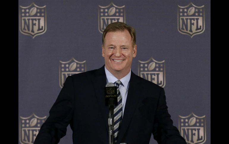 Goodell recalcó que su trabajo es asegurarse de 'proteger la integridad del deporte, nuestras políticas y procedimientos'. AP / J. Chiu