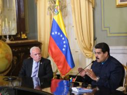 Maduro declara que él, al igual que su predecesor, es un abierto crítico de Israel y partidario de la independencia palestina. EFE / Prensa Miraflores