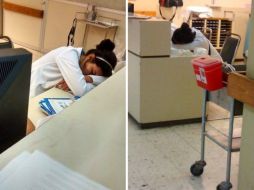 Esta fue la fotografía que fue publicada por el bloggero que provocó el #YoTambiénMeDormí. TWITTER /