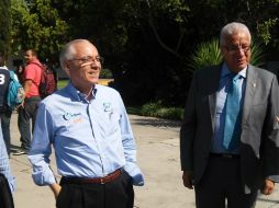 Martínez Mora se reunió con estudiantes del CUCBA para presentar sus propuestas. ESPECIAL / Guillermo Martínez Mora