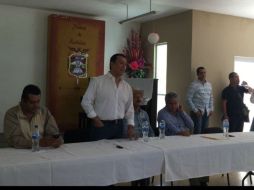 Alejandro Solorio Aréchiga, Comisionado de Seguridad Pública de Jalisco, también estuvo presente en la reunión para coordinar acciones. EL INFORMADOR / F. Hernández