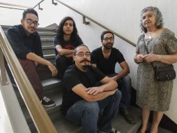 De izquierda a derecha, Kenji Kishi, Alejandro Gallardo, Tuiz Rodríguez (productor), Samuel Kishi y Petra Íñiguez. EL INFORMADOR / F. Atilano