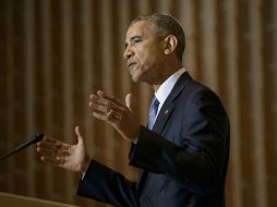 Barack Obama recordó de manera particular a quienes murieron en Afganistán. AFP / B. Smialowski