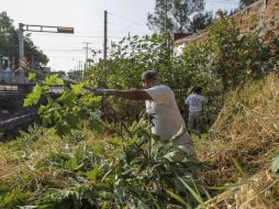 Durante la temporada de lluvias hay una cuadrilla permanente que atiende los problemas que se generan en los canales. EL INFORMADOR / F. Atilano
